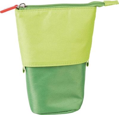 Brunnen 104903050 Etui en pennenkoker 18 x 8 cm, gestuld 12 cm groen