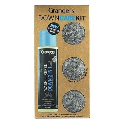 Grangers Down Care Kit | Inclusief Down Wash & Repel 300ml + 3 Drogerballen | Perfect voor donsjacks