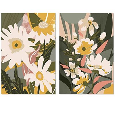 CUADRO LIENZO 60X90CM FLORES SURTIDO_60X3X90CM