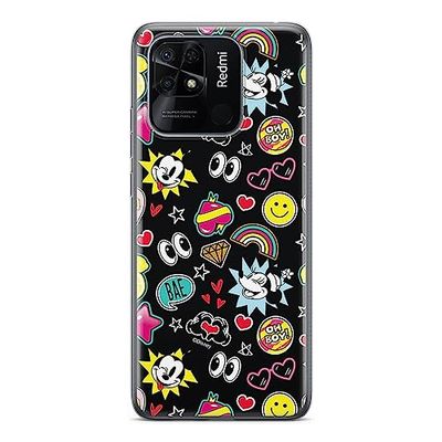 ERT GROUP mobiltelefonfodral för Xiaomi REDMI 10C originalt och officiellt licensierat Disney mönster Mickey & Minnie 013 anpassad till formen på mobiltelefonen, fodral tillverkad av TPU-plast
