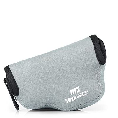 MegaGear Ultra Light Neoprene Camera Case Compatibile con Nikon Z30 (16-50mm) (Grigio)