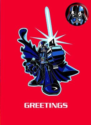 Star Wars SW326 Geanimeerde algemene verjaardagskaart