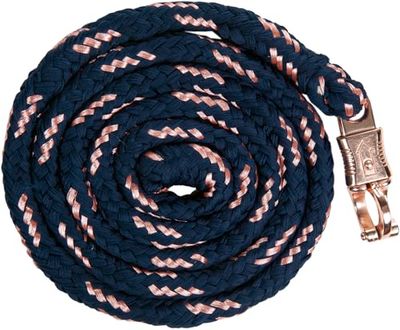 HKM 12935-Corde Corde Bleu Marine/Or Rose 180 cm