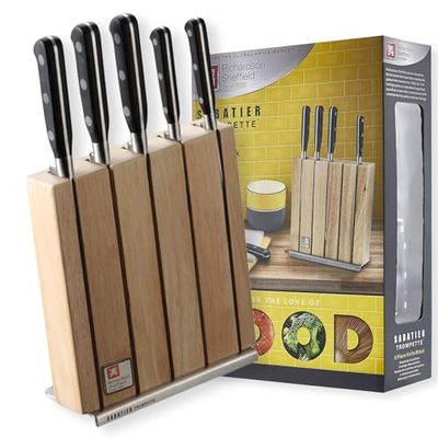 Richardson Sheffield Sabatier Trompette de 5 Piezas Juego de Cuchillos Bloquear