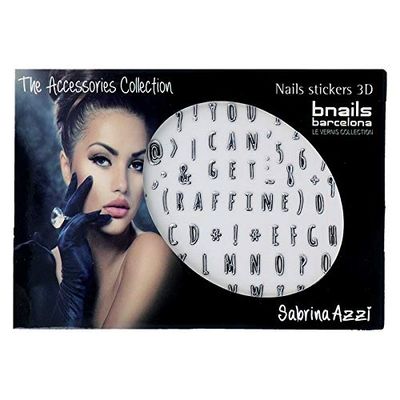 SABRINA AZZI Sabrina Bnails Deco Stickers (lettres) (104), Standard, Unique