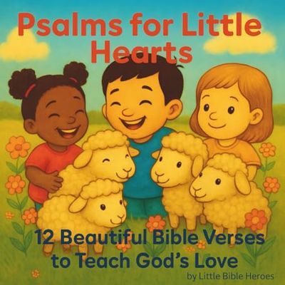 Psalms for Little Hearts: 12 Beautiful Bible Verses to Teach God’s Love: Illustrated Stories to Inspire Courage, Joy, and Faith in Toddlers and Kids