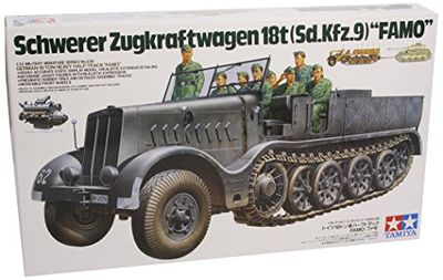 Tamiya 300035239 - Modellino di semicingolato della II Guerra Mondiale SD. Fkz. 9 Famo, 18 TON, in Scala: 1:35