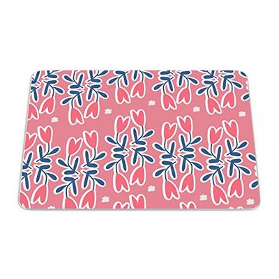 Bonamaison, Alfombrilla Rectangular para ratón con Estampado Digital, Base Antideslizante, para Oficina y hogar, tamaño: 22 x 18 cm