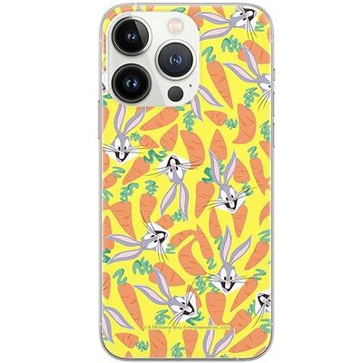 ERT GROUP mobiltelefonfodral för Iphone 13 PRO originalt och officiellt licensierat Looney Tunes mönster Bugs 017 optimalt anpassad till formen på mobiltelefonen, fodral tillverkad av TPU-plast