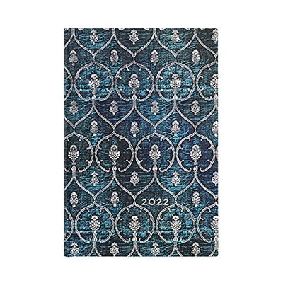 Paperblanks Agendas 12 Mois 2022 Velours Bleu | Horizontal | Mini (95 × 140 mm)