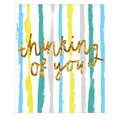 Hallmark Thinking of You Card - Studio Ink Contemporary Embossed Text Design