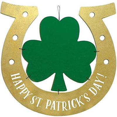 Amscan 242554 Sign Mdf Hanging Happy St Pats