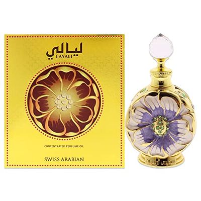 Swiss Arabian Layali Luxury Perfume Oil Fragrance 0.5 Oz