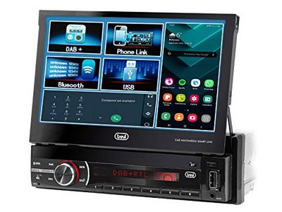 Trevi autoradio DAB+ FM 200W, display 7 inch, Bluetooth, USB, SD, AUX-IN, DAB-antenne in de uitrusting