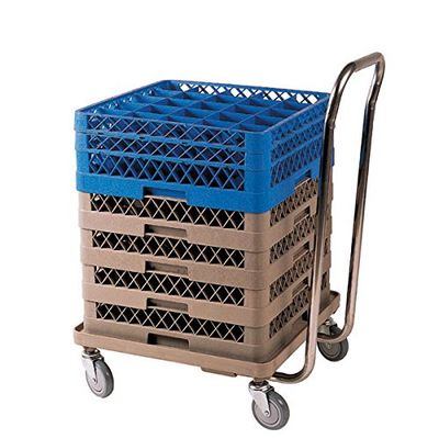 Garcia de Pou hylla delvis med hjul, abs, beige, 54 x 54 x 81 cm