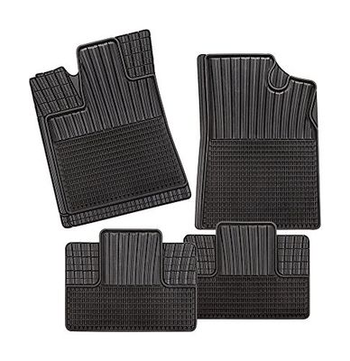 CarFashion 280693 Set Tappetini all Weather Matte Monza AB1 | 4 Pezzi | TPE Tappetino in Gomma Nero | Auto Set Tappetini Senza Matte Titolare
