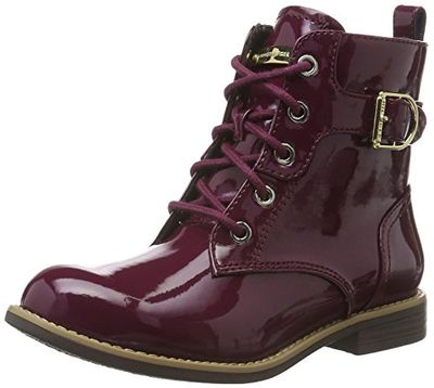 Tommy Hilfiger Meisjes A3285UBREY 5S korte schacht laarzen, paars (Burgundy 619), 37, Violet Burgundy 619, 37 EU