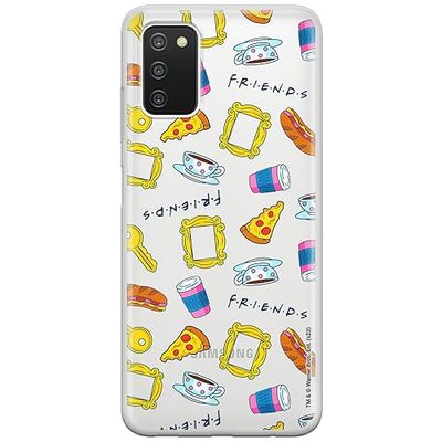 ERT GROUP mobiltelefonfodral för Samsung A03S originalt och officiellt licensierat Friends mönster Friends 026 optimalt anpassad till formen på mobiltelefonen, gedeeltelijk transparant