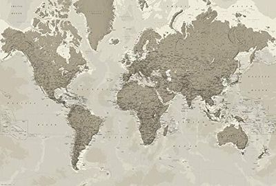 Libreria Geografica Le monde Planisphère Design