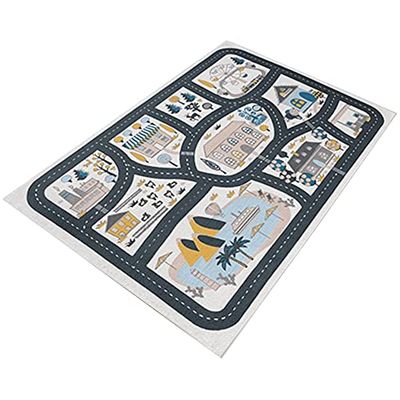 Tapis en polyester estampillé 100 x 200 cm