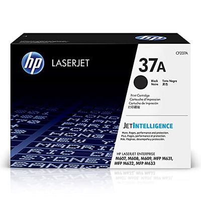 HP 37A - Black - original - LaserJet - toner cartridge (CF237A) - for LaserJet Enterprise M607, M608, M609, MFP M633, LaserJet Enterprise Flow MFP M633