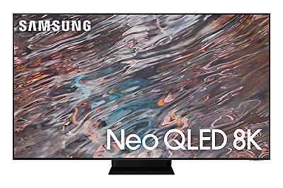 SAMSUNG QE85QN800AATXZT Smart TV 85" Neo QLED 8K, Ultra HD, Processore Neo Quantum 8K con IA, Quantum HDR, OTS+, HDMI 2.1, Wi-Fi, Infinity One design, Stainless Steel, 2021, Alexa, Google Assistant