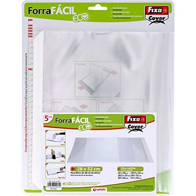 Grafoplás Fixo Cover 01014100-Pack med 5 Eco Easy Fire med justerbar flik 280 x 520 mm