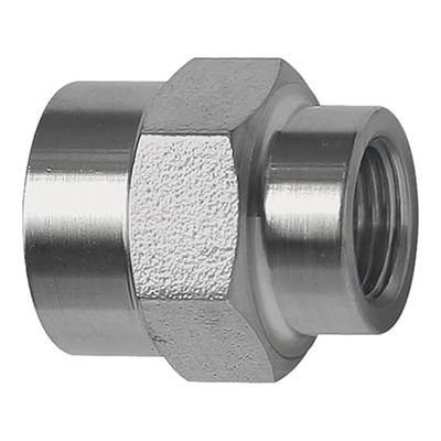 Manchon hexagonal extérieur réduit G 3/8, G 1/4, SW 22, acier inoxydable 1.4571, pression de travail max. 60 bar, fonctionnement max. 150 °C.
