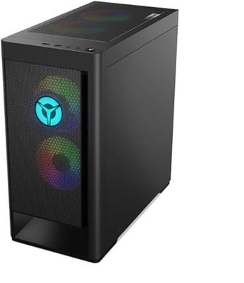 Lenovo Legion T5 Gen 7 Gaming-PC (Intel Core i5-12400F, 16GB RAM, 512GB SSD + 2TB HDD, NVIDIA GeForce RTX 3060-12 GB, zonder besturingssysteem) - zwart