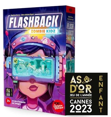 Flashback Zombie Kidz - Gra śledcza - Obserwacja - Rodzina od 7 lat - Złoty As Gra dla dzieci 2023