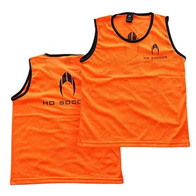 HO Soccer Petos - Team (Packs de 12 Unidades) - Orange Petos para Entrenamiento De Fútbol, Unisex niños, Naranja, XS