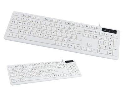 HDWR typerCLAW-PC110W Clavier MécaniqueBblanc, USB 3.0, Compatible Windows, Pavé Numérique, Plug&Play, Touches de Fonction, Pleine Taille