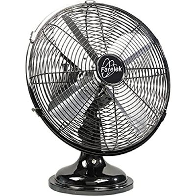 Farelek Utah Tafelventilator, 30 cm, chroom