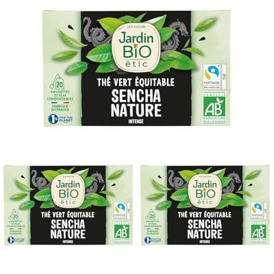 Jardin BiO étic -Thé vert Sencha (Lot de 3)