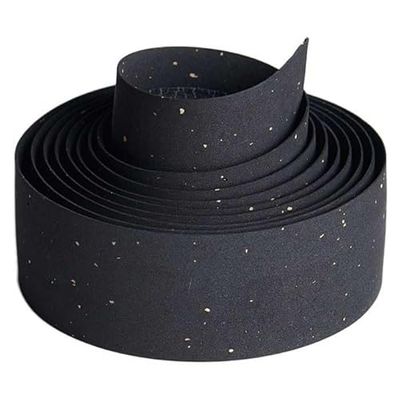 NABICO 8054751090218, stuurbanden GAVIA kurk glad zwart unisex volwassenen, eenheidsmaat