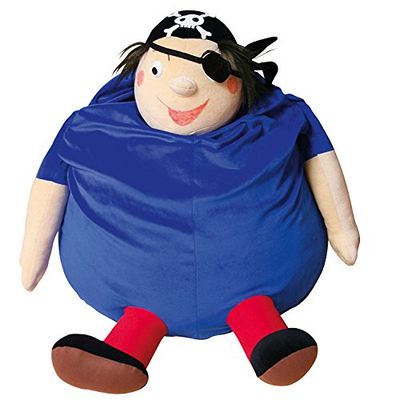 Kinzler K-11265/99 Pouf pour Enfant Motif Pirate Multicolore 60 x 80 cm