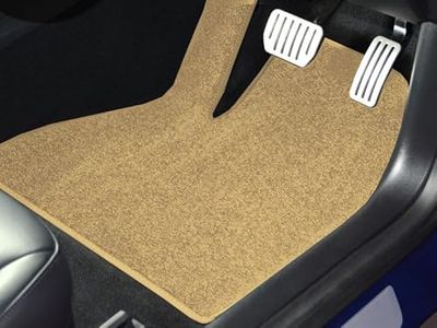 Tailored Car Mat Set Compatible/Replacement for Hyundai I40 Ultimate Carpet Mats In Beige, Super, Super Hard Wearing, Non-Slip