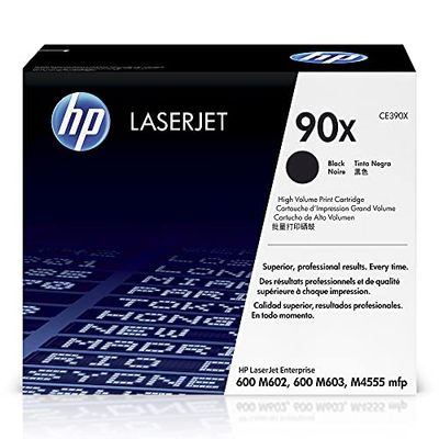 HP 90X Toner Noir Authentique (CE390X) pour imprimante HP LaserJet HP LaserJet M4555 MFP/M602/M603
