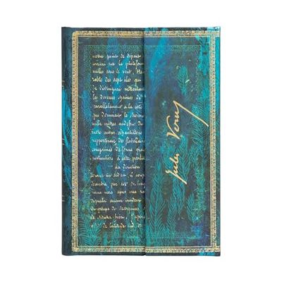 Paperblanks Hardcover Journal Verne, Twenty Thousand Leagues | Lined | Mini (100 × 140 mm) (Embellished Manuscripts Collection)