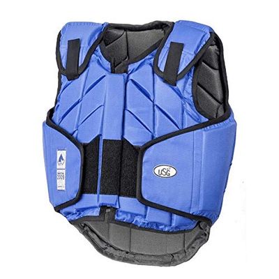 USG Eco-Flexi Panel veiligheidsvest, EN 13158-2018, beschermend vest, koningsblauw, voor kinderen, M