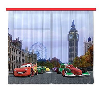 AG Design FCSXL 4312 Rideau, Light, 100% PES, Multicolore, 180 x 160 cm