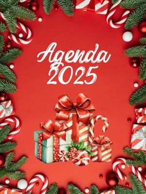 Agenda 2025 día por página: Planificador diaria y mensual 12 meses - 365 días de enero a diciembre 2025 - tamaño grande A4 - (Spanish Edition)
