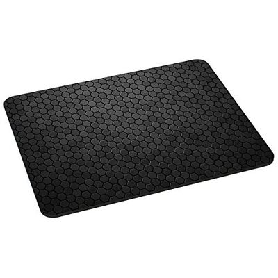 PEDEA 67007074 Tapete de rato preto - tapete de rato (Black, Monotone, neoprene)