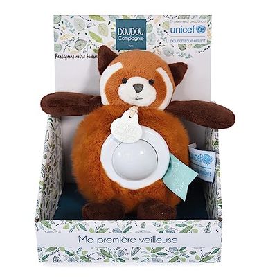 Doudou et Compagnie -UNICEF - Veilleuse - Panda roux - DC3994 Orange 1.0 Pièce
