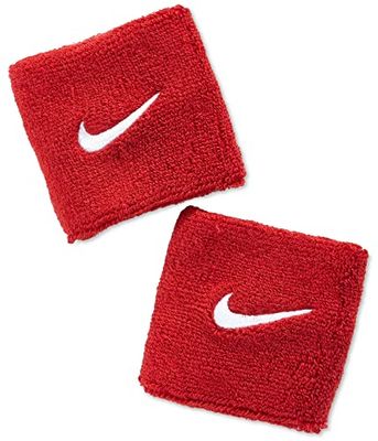 Nike NN 04 601 Pulseira unissexo, vermelho, branco, tamanho único
