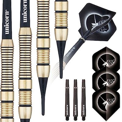 Unicorn Core Plus|Style 1|Ottone|Freccette con Punta Morbida Unisex, 16 g