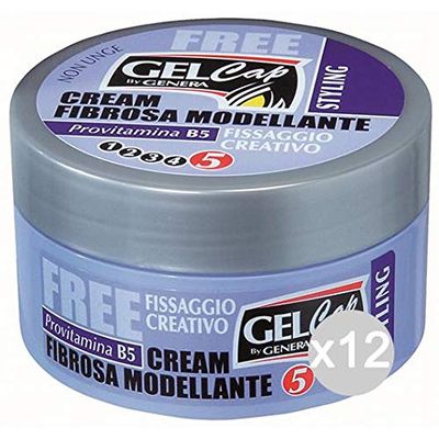 génère Set 12 Gel Free Capillaire Pot ML 200 Mise en pli et Coiffure Cheveux, Multicolore, Unique
