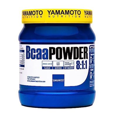 Bcaa POWDER 8:1:1 integratore di aminoacidi ramificati in rapporto 8:1:1 300 g (Arancia Limone, 300 grammi)