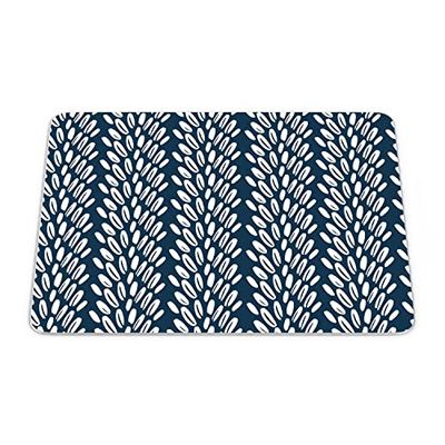 Bonamaison, Rektangulär musmatta med digitalt tryck, halkfri baksida, för kontor och hem, storlek: 22 x 18 cm