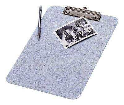 Shatterproof Plastic with Rounded Corners A4 Clipboard Nickel-Plated Metal Clamp for Hanging Up Granite